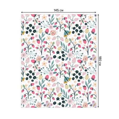 The tablecloth “Oution Field”, rectangular, Saten, size 145x180 cm-1