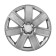 Wheel caps 15 "Gelaxi", silver, carbonate, set. 2 pcs