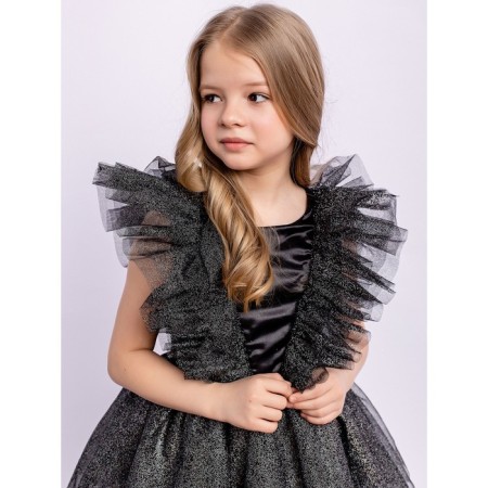 Emmy dress, height 122 cm, black color-7
