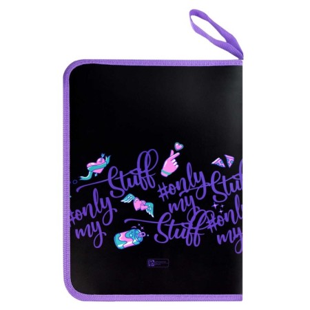 A4+notebook folder, lightning around, plastic, phoenix "marmalade bear"-3