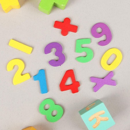 Counting material "sticks, numbers and signs", 72 elements-3