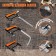 A set with a hacksaw tundra, universal, on wood, plastic, metal, glass, ceramics