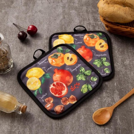 Kitchen set of the share "Fruits", a severity of 17x17 cm - 2 pcs
