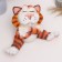 Piggy bank "cat" red, 22x33cm