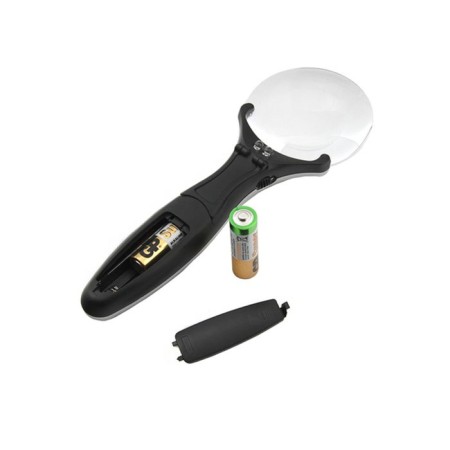 Lupa with VEBER 789-75 3, diameter 75 mm, led backlight, in case-4