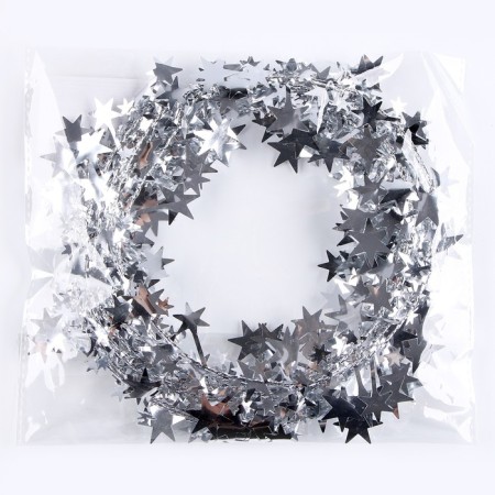 Wire for crafts and decor "Star" length - 5 meters, silver color-4