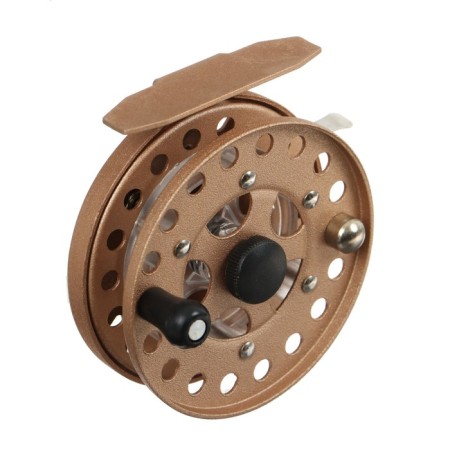 Inertial coil, metal, diameter 7.5 cm, the color is light brown, HF75-2