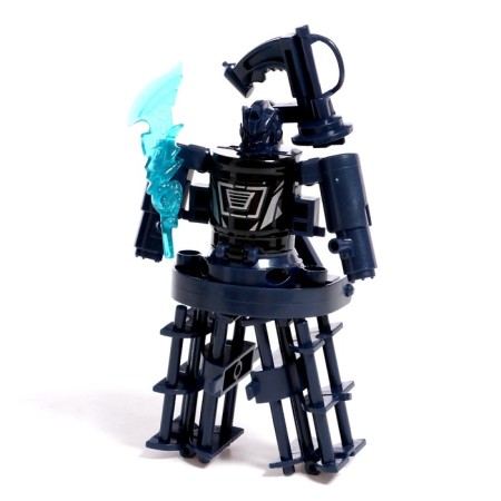 Minigan robot, transformed with metal elements-1