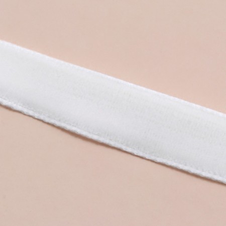 Velvet tape, 10 mm, 18 ± 1 m, white color No. 01-2