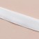 Velvet tape, 10 mm, 18 ± 1 m, white color No. 01