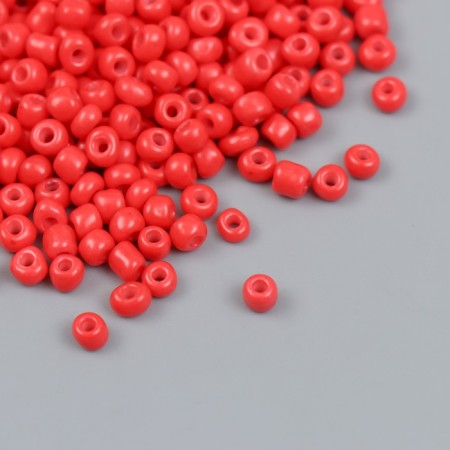 Glass beads 6/0 "red" bright 450 g