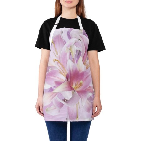 Apron kitchen with a photoprint "Refined elegance", adjustable, size OS