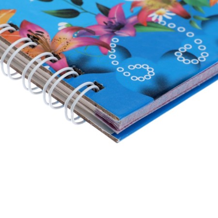 Notebook Gift Book on the lock, A6+, 50 sheets, line, "Butterfly", mix-6