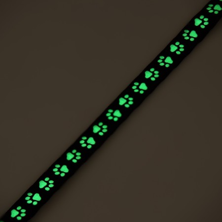 Koshachi collar "shower" luminous, with a bell, 30 x 1 cm, polyester, black-7