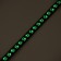 Koshachi collar "shower" luminous, with a bell, 30 x 1 cm, polyester, black