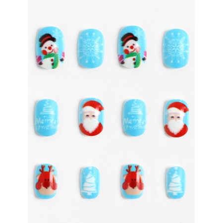 Children's overhead nails New Year's "Frost", 12 pcs-1