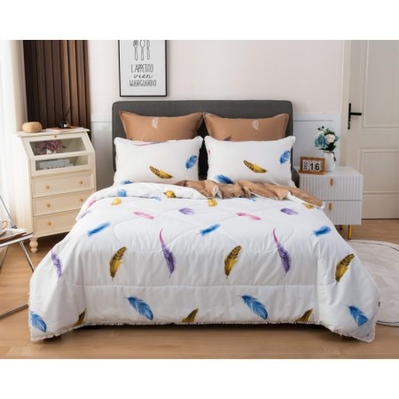 A set with a blanket "Bernadett No. 45", size 150x210 cm, 180x230 cm, 50x70 cm - 2 pcs