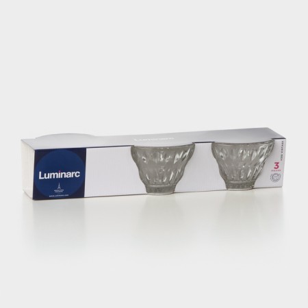 A set of glass creammen "ISD Vintage", 350 ml, 3 pcs-4