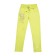 Pants for girls, height 110 cm, lemon color