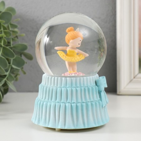 Souvenir Polystone Water Ball Light, Music "Baby Blerina" d = 8 cm mix 12x8.5x8.5 cm-2