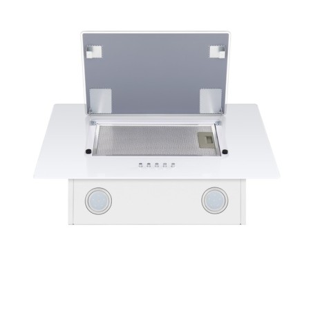 Kitchen hood Homsair Elf Push 60, 25 m2, 3 modes, white-2