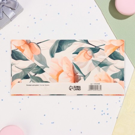Money envelope "Universal" flower, 16.5 x 8 cm-2