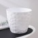 Pot with the pallet "pebbles", 5 l, white color