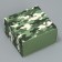 Gift folding box, packaging, “khaki”, 14 x 14 x 8 cm