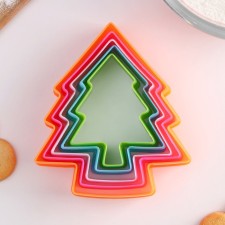 A set of forms for cutting the cookies of the share 
