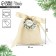 Cotton bag "Happy New Year", 10 x 12 cm, new year