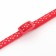 Two -layer collar with phasex "Golsu", 30 x 1 cm, red