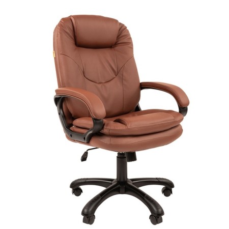 Chair Chairman 668 Eco -Premium Brown, black plastic