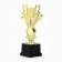 Award figure Cup, gold, plastic stand, 22 x 10.5 x 7.5 cm