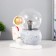 Plasma ball "On the Moon" White 14x10x19 cm Risalux