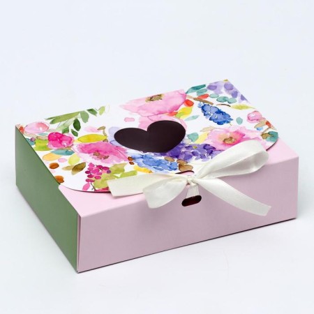 Gift box team with the window "Paradise", 16.5 x 11, 5 x 5 cm-1