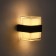 Facade lamp “Double Grand”, FSD-056, 10 W, 3000K, IP65, 220 V, plastic, black