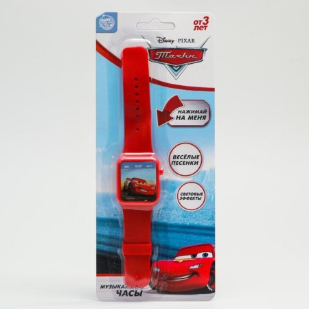 Musical watch "Cars", sound, Disney-1