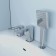 Mixer on board the bathtub IDDIS Slide Slisb30i07, for three holes, chrome