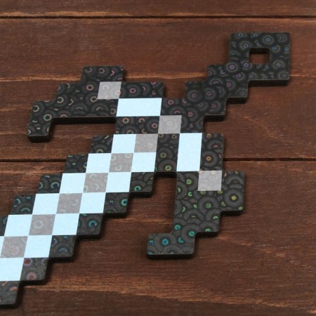 Set of wooden souvenirs "Diamond weapon" shield, sword mix-13