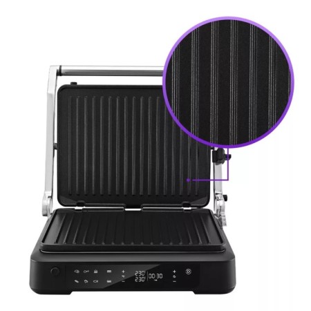 Electric grill KitFort KT-3675, 2000 watts, anti-stick coating, 35.5x32 cm, black-3