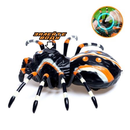 Radio -controlled “Tarantula” spider, smoke effect, light effects, works from the battery-2