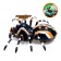 Radio -controlled “Tarantula” spider, smoke effect, light effects, works from the battery