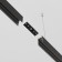 Direct Connector for the Technical Tra034C-21b, 8x2.2 cm overhead track system, black color