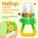 Set: Nibbler for feeding with silicone mesh + silicone toothbrush on a finger in a container + silicone teething "Leopard"