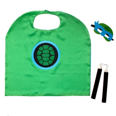 Carnival set "Battle Turtle": Cloak, Mask and Nunchaki-9