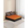 Bed linen with a sheet on an elastic band 2 oh orange, size 180x200 cm, 175x215 cm, 50x70 cm - 2 pcs