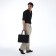 Male Business Bag, Textura, 2 external pockets, black color