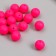 Busina silicone "Round" fuchsia d = 0.9 cm