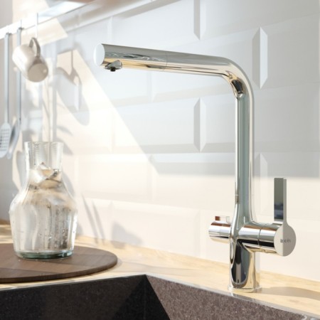 Mixer for the kitchen IDDIS PURSBFLI05, with a channel for filtered water, chrome-1