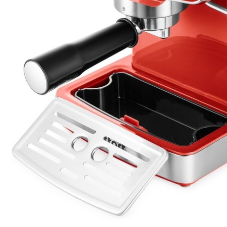 Coffee machine KitFort KT-7125-1, 1230-1465 W, 19 bar, 1.8 l, lane length 1 m, red-6